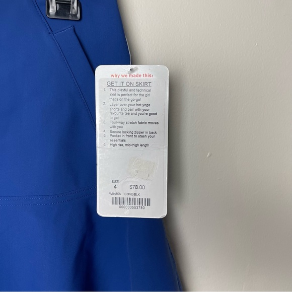 NWT Lululemon Get it on Skirt - Picture 3 of 3